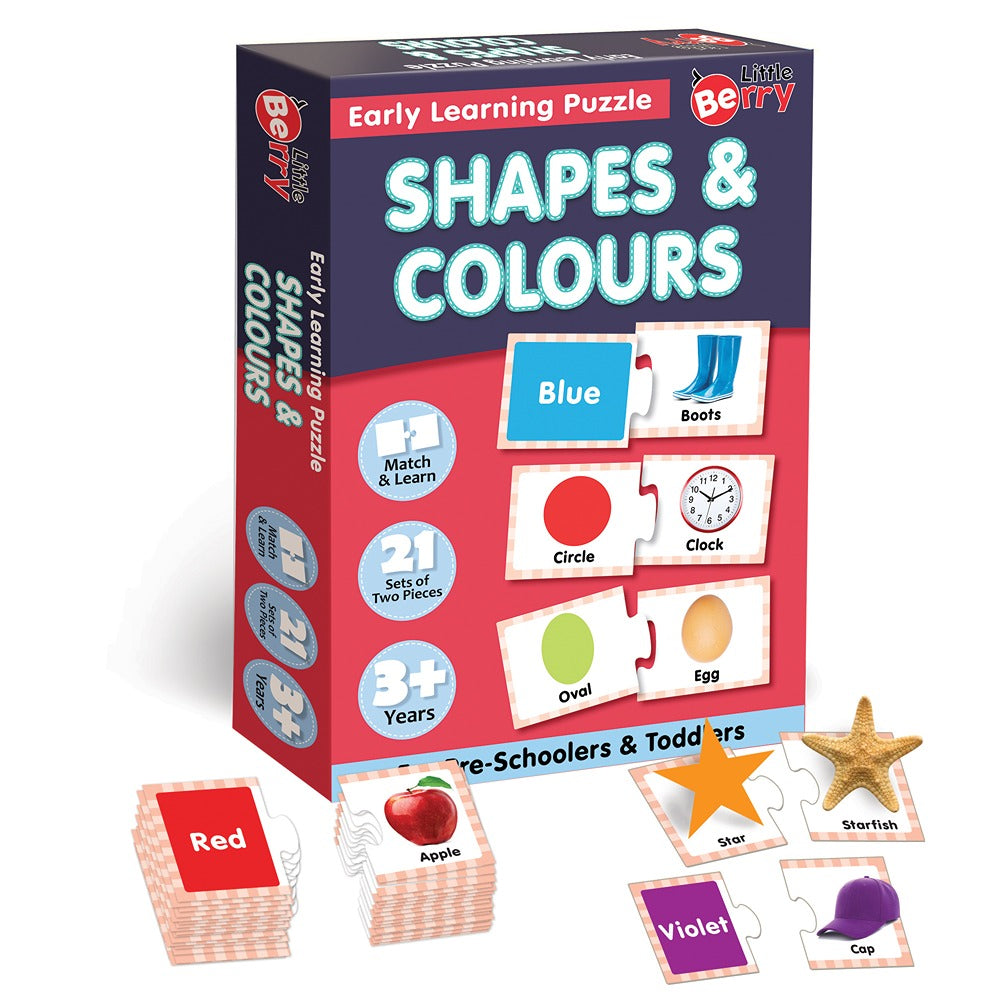 Shapes and Colours Early Learning Puzzle Game (42 Pieces)