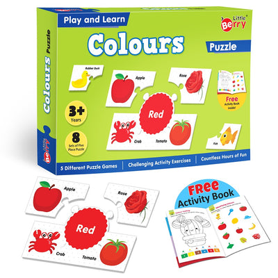 Colours Play and Learn Puzzle with Activity Book (40 Pieces)