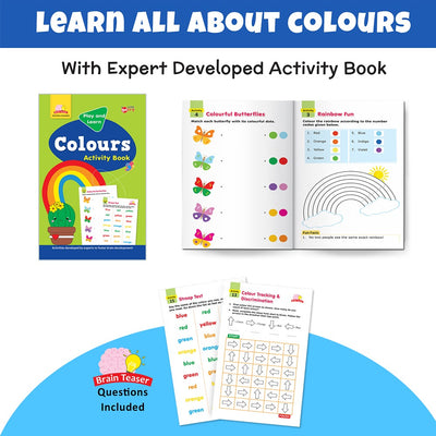 Colours Play and Learn Puzzle with Activity Book (40 Pieces)