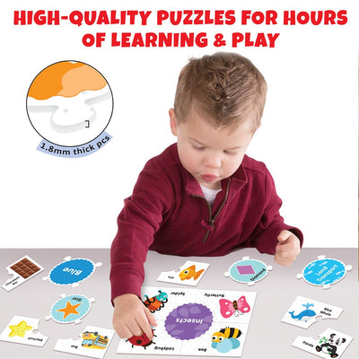 Shape, Colour, Sorting & Classification Puzzle Combo With Activity Book