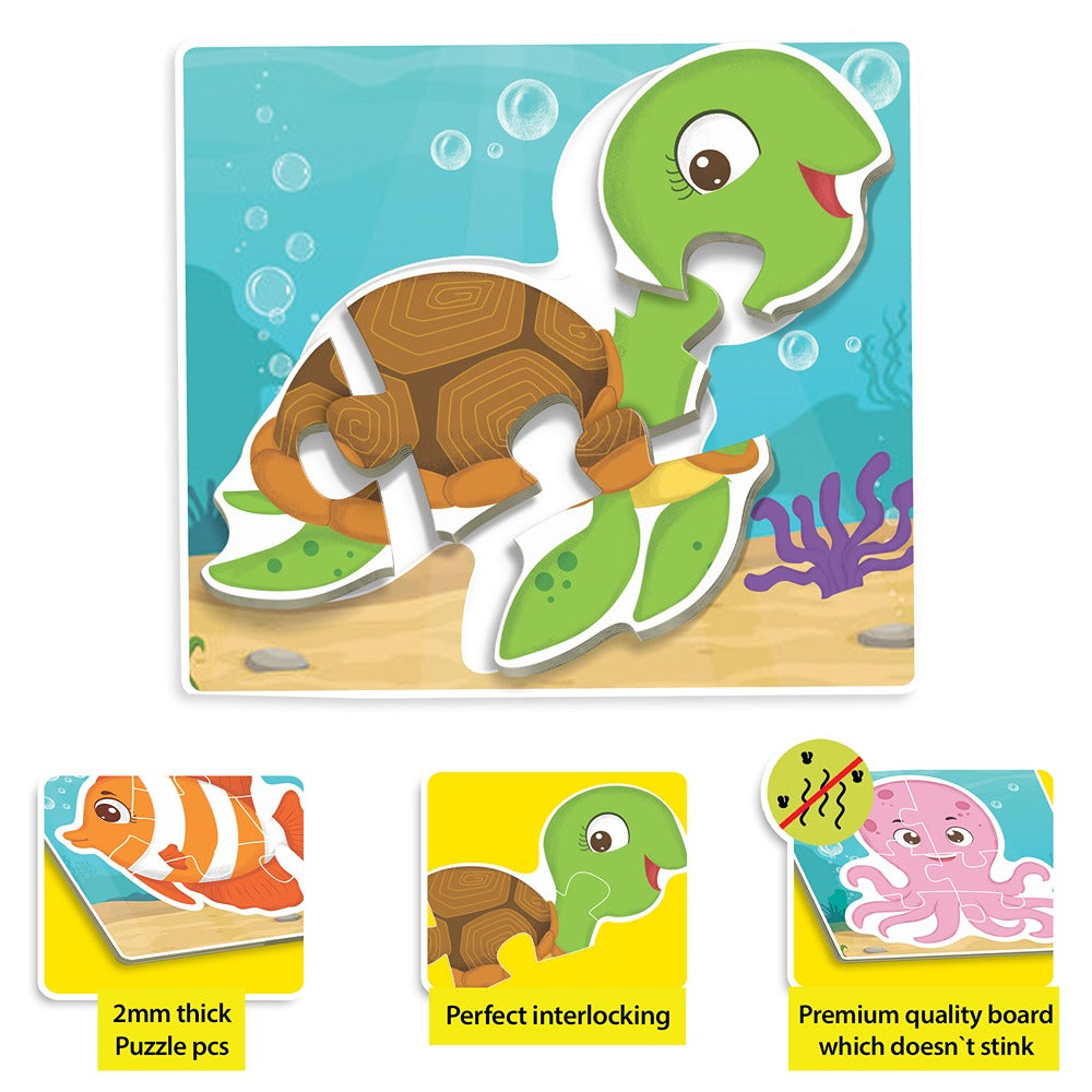 Baby’s First Jigsaw PuzzleBaby Animals and Ocean Animals (Set of 2)