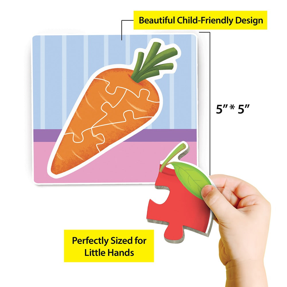 Baby’s First Jigsaw Puzzle Fruits and Vegetables (Set of 2) | 30 Pieces