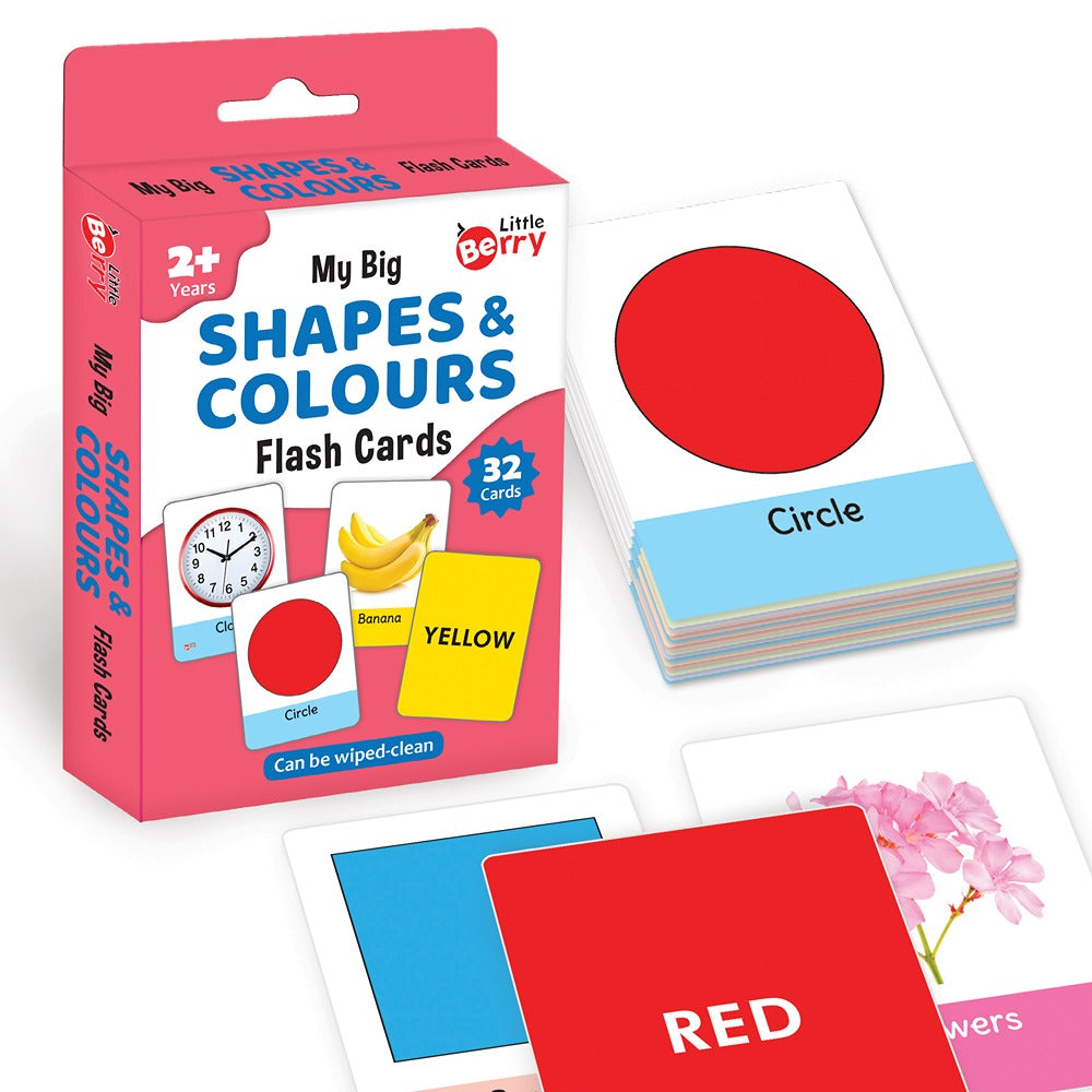 Shapes and Colours Flash Cards (32 Cards)