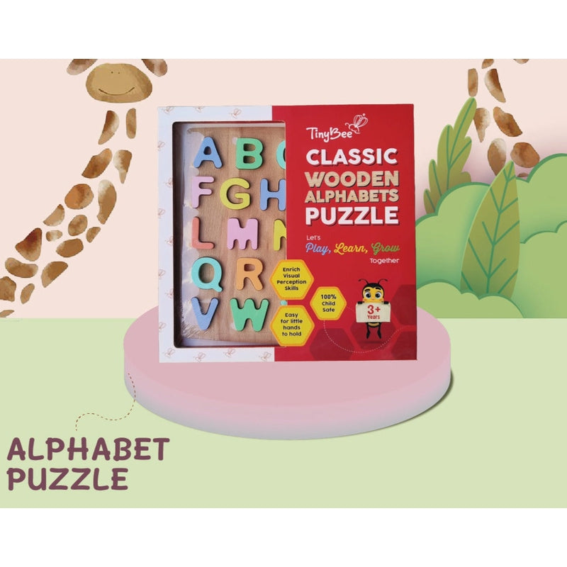 Classic Wooden Alphabet Puzzle