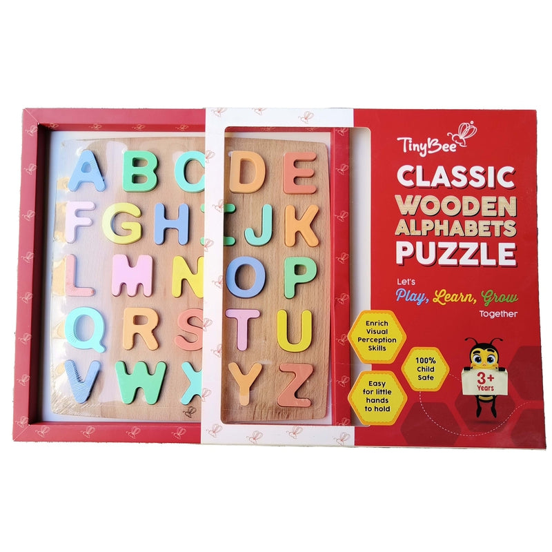 Classic Wooden Alphabet Puzzle