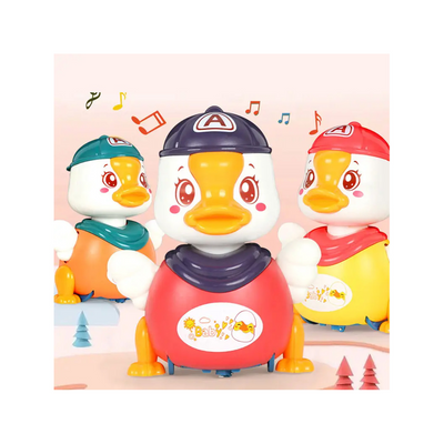 Musical Duck Toy Dancing Walking and Spin (Colour May Vary)