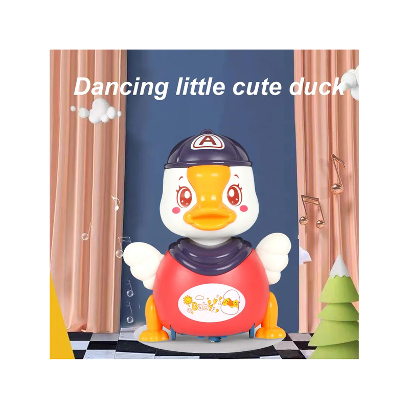 Musical Duck Toy Dancing Walking and Spin (Colour May Vary)