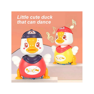 Musical Duck Toy Dancing Walking and Spin (Colour May Vary)