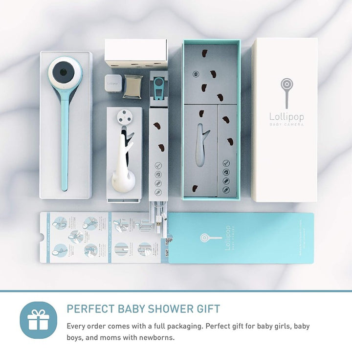 Smart Baby Camera (Baby Monitor) - Turquoise