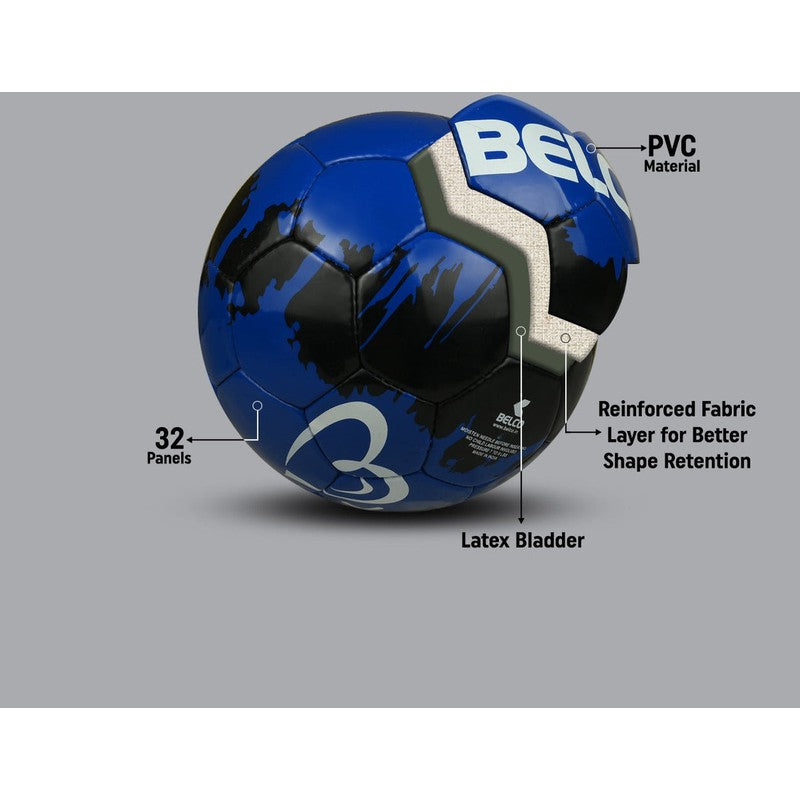 Belco Premium Blue Love Football (1 football with needle) (Size 5) | 11+ Years