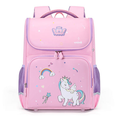 Collapsible Pink Unicorn Ergonomic Backpack