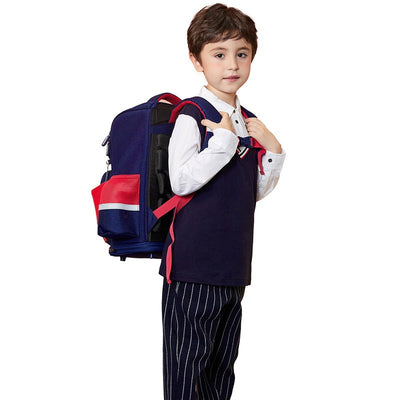 Ergonomic School Backpack (London Theme) - Big