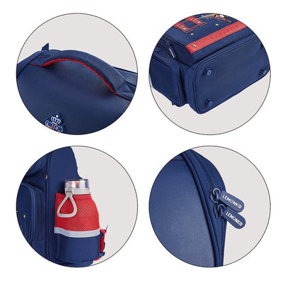 Ergonomic School Backpack (London Theme) - Big