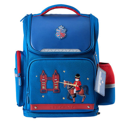 London Theme Ergonomic School Backpack (Small)