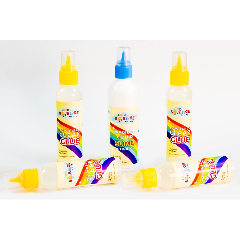 Premium  DIY Slime Starter kit Pack of 5 (Clear)