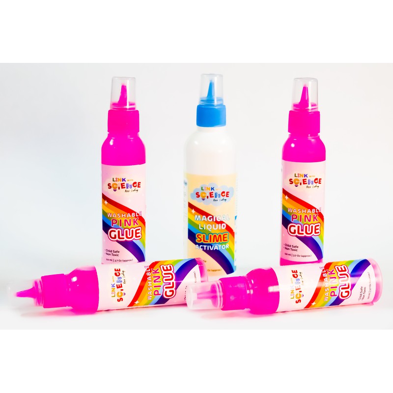 Premium Slime Starter kit Pack of 5 (Pink)