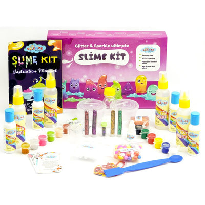 Ultimate DIY Slime Making Kit (Glitter & Sparkle - Make 20+ Slime)