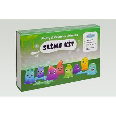 Ultimate DIY Slime Making Kit ((Fluffy & Crunchy - Make 20+ Slime) DIY Slime Factory Kids Toys