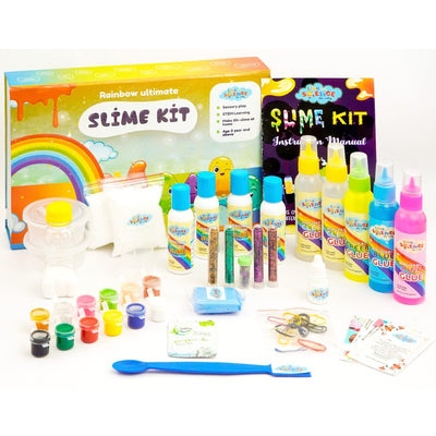 Ultimate DIY Slime Making Kit (Rainbow - Make 25+ Slime)