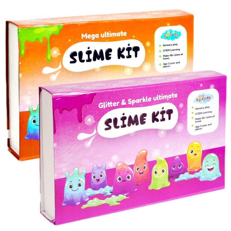 89 Pieces Ultimate Slime Making Kit ( Glitter and Sparkle, Mega Ultimate Slime kit - Make 80+ Slime) Pack of 2