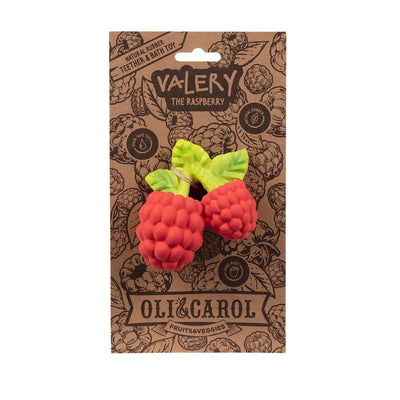 Valery The Raspberry Natural Rubber Teether