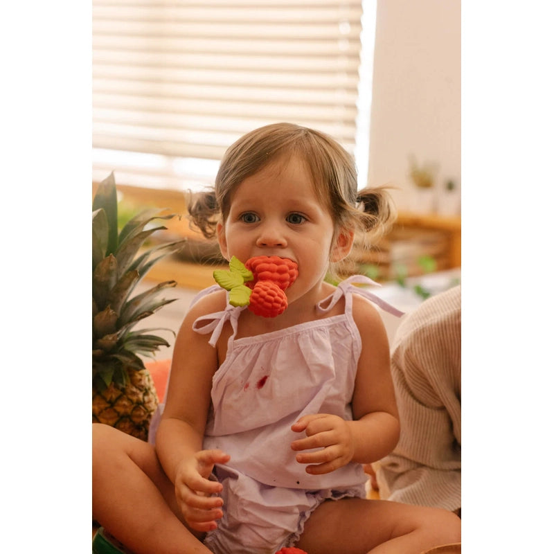 Valery The Raspberry Natural Rubber Teether