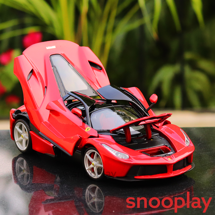 Official Licensed Diecast La Ferrari with Openable Parts (Scale 1:18) - COD Not Applicable