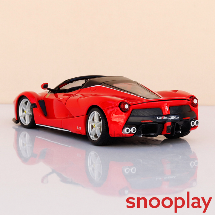 Bburago Original LaFerrari Aperta Licensed Diecast Car | 1:24 Scale (14 Years till Grown Ups)