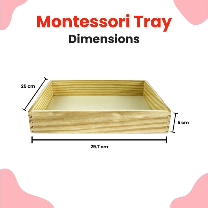 Wooden Montessori Tray