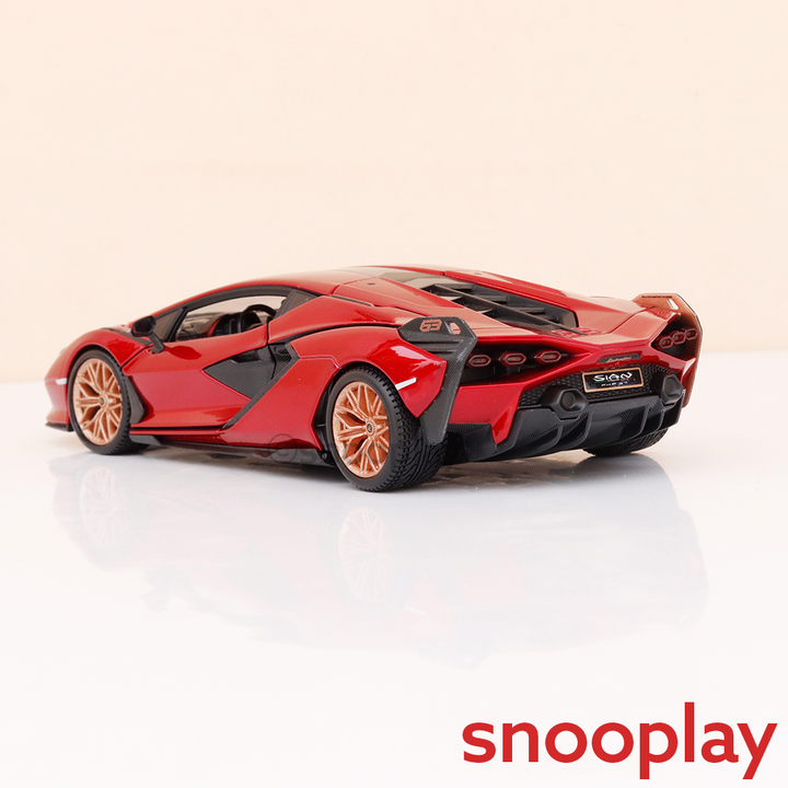 Bburago Original Lamborghini Sian FKP 37 Licensed Diecast Car | 1:24 Scale Model (14 Years Till Grown Ups)