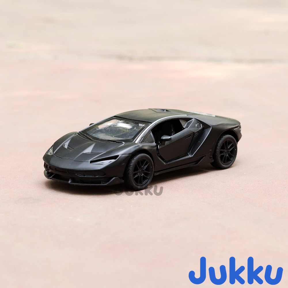 Jukku Resembling Lamborghini Aventador Diecast Car - Pullback, Openable Doors & Bonnet | 1:36 Scale (3 Years till Grown Ups)