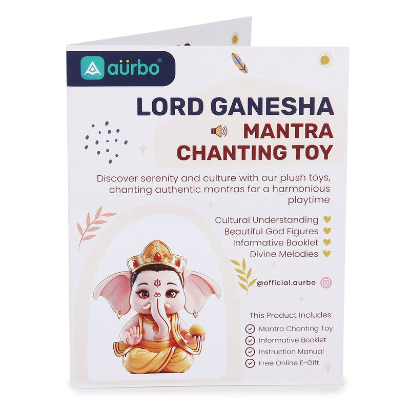 Mantra Singing Baby Ganesha Soft Toy