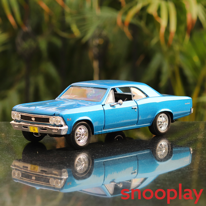 Licensed 1966 Chevrolet Chevelle SS 396 Diecast Car (1:24 Scale Model)