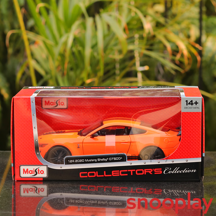 Licensed 2020 Mustang Shelby GT500 Diecast Car (1:24 Scale Model)