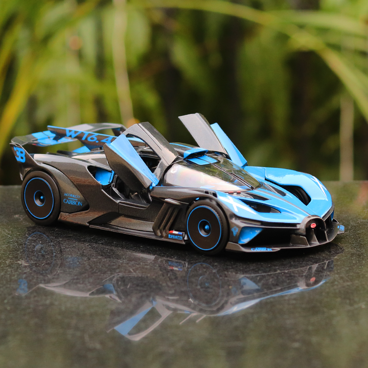 Licensed Bugatti Bolide Diecast Car (1:24 Scale Model)