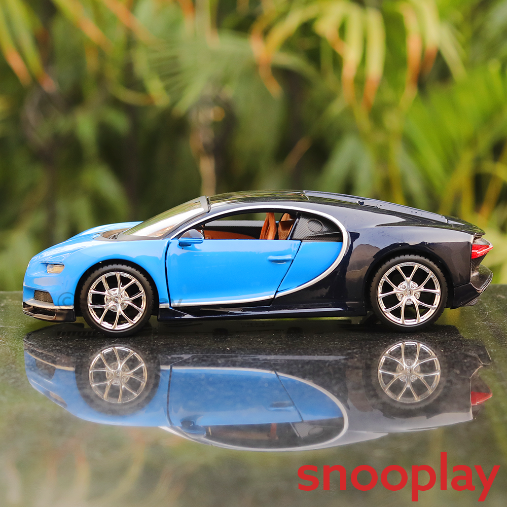 Licensed Bugatti Chiron Diecast Car (1:24 Scale Model)