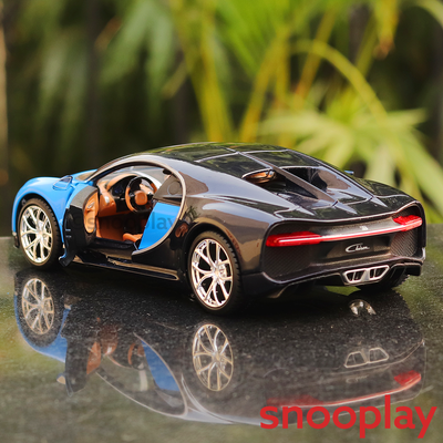 Licensed Bugatti Chiron Diecast Car (1:24 Scale Model)
