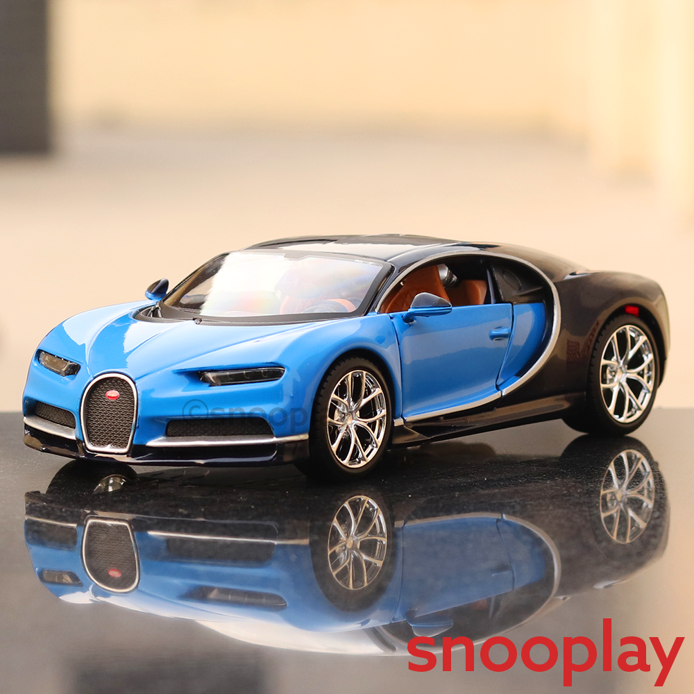 Licensed Bugatti Chiron Diecast Car (1:24 Scale Model)