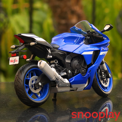 Licensed Diecast Toy Bike Yamaha YZF R1 (1:12 Scale) - New Model