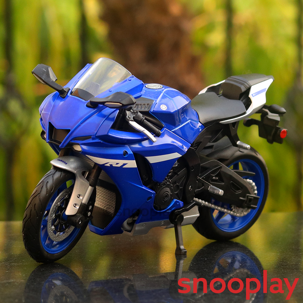 Licensed Diecast Toy Bike Yamaha YZF R1 (1:12 Scale) - New Model