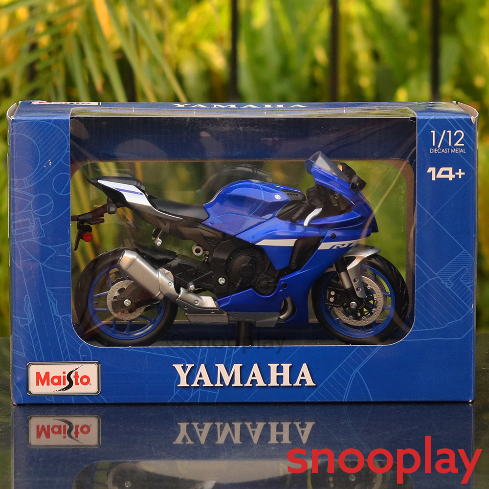 Licensed Diecast Toy Bike Yamaha YZF R1 (1:12 Scale) - New Model