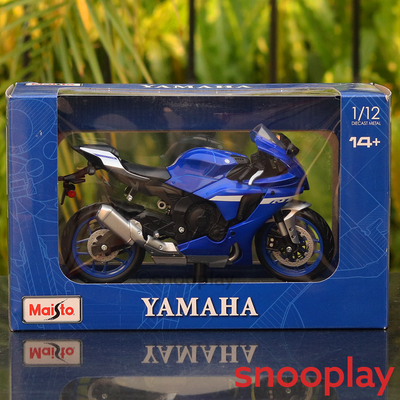 Licensed Diecast Toy Bike Yamaha YZF R1 (1:12 Scale) - New Model