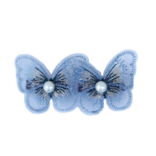 Baby Doe Net Butterfly Hair Clips | Net Fabric