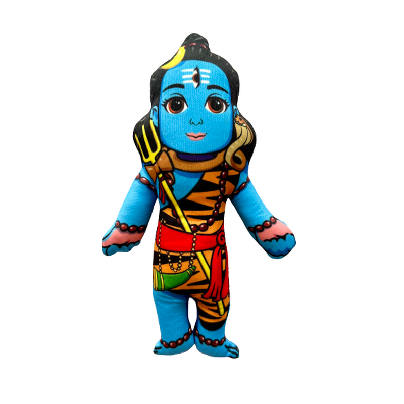 Lord Shiva and Goddess Parvati Plush Dolls (6 Months - 7 Years)