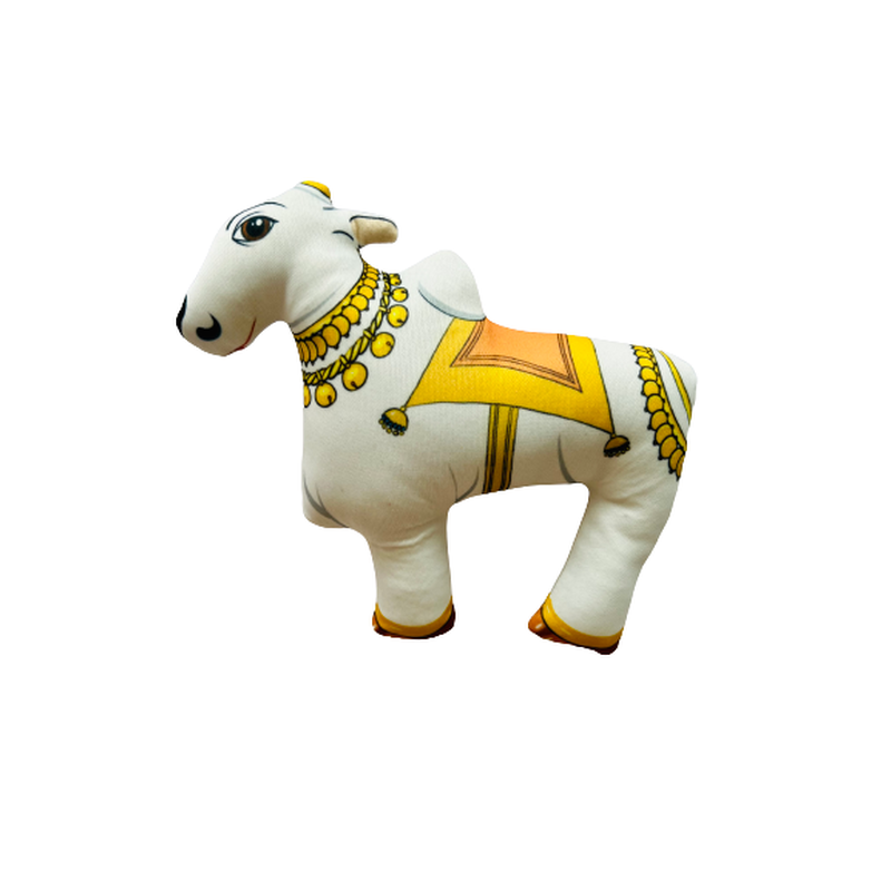 Lord Shiva and Nandi Bull Plush Dolls (6 Months - 7 Years)