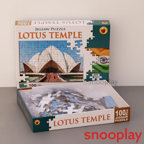 Applefun 'n' Learn Lotus Temple Jigsaw Puzzle - 100 Pieces (5-8 Years)