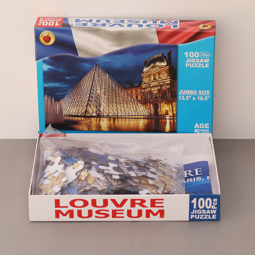 Louvre Museum Jigsaw Puzzle (100 Pcs)