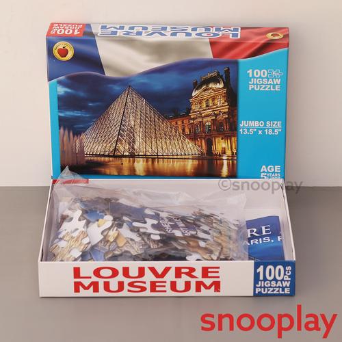 Applefun 'n' Learn Louvre Museum Jigsaw Puzzle - 100 Pieces (5-8 Years)
