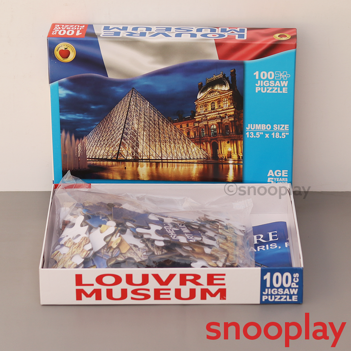 Applefun 'n' Learn Louvre Museum Jigsaw Puzzle - 100 Pieces (5-8 Years)