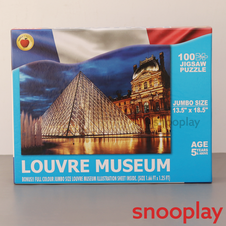 Applefun 'n' Learn Louvre Museum Jigsaw Puzzle - 100 Pieces (5-8 Years)